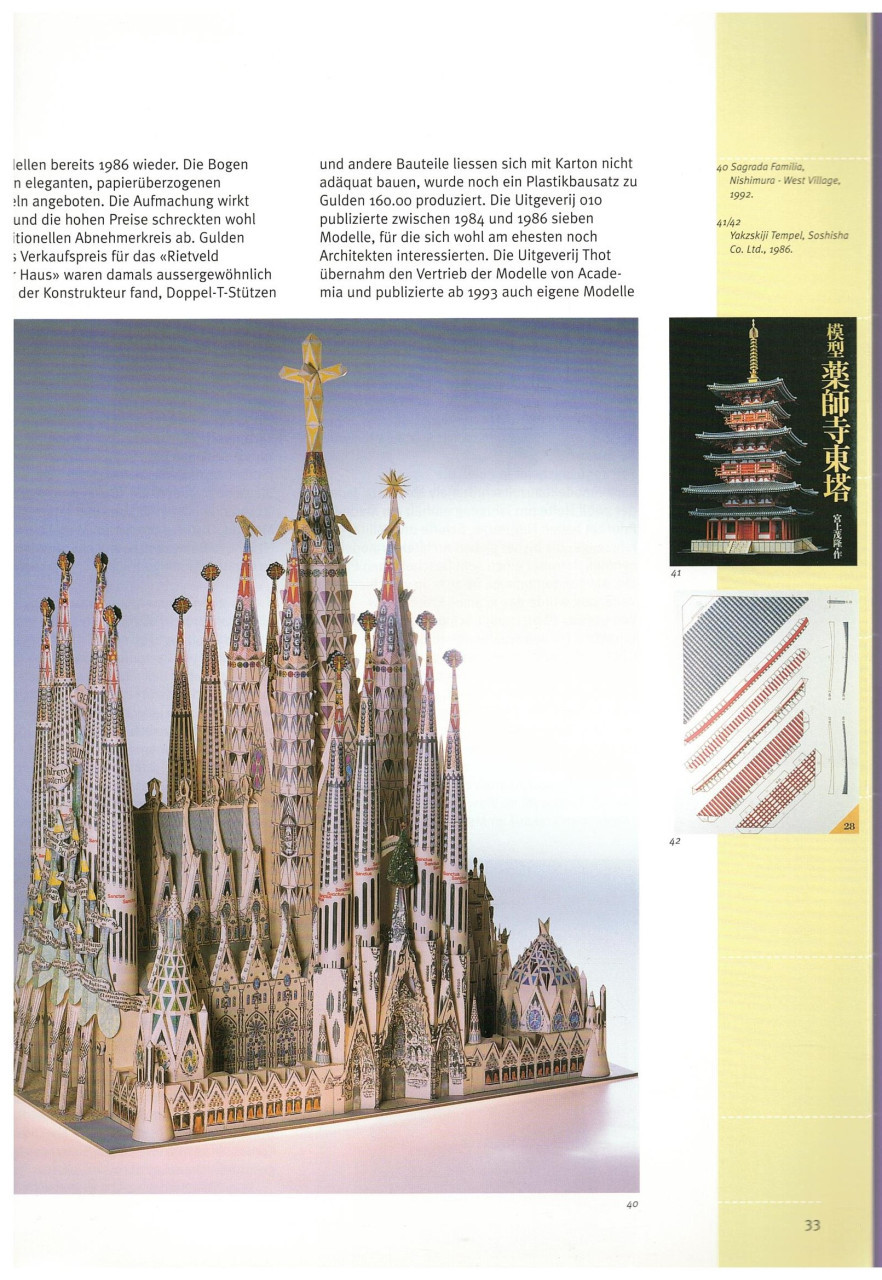Architektur aus Papier