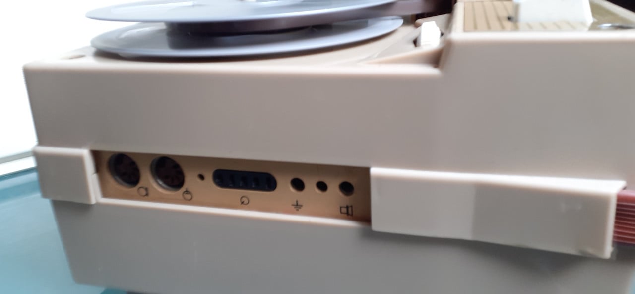 Bandrecorder philips sa 6137 met microfoon en spoelen