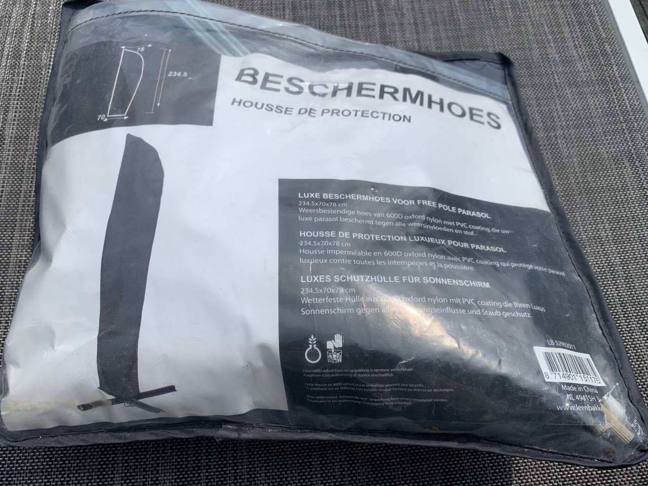 Parasol beschermhoes