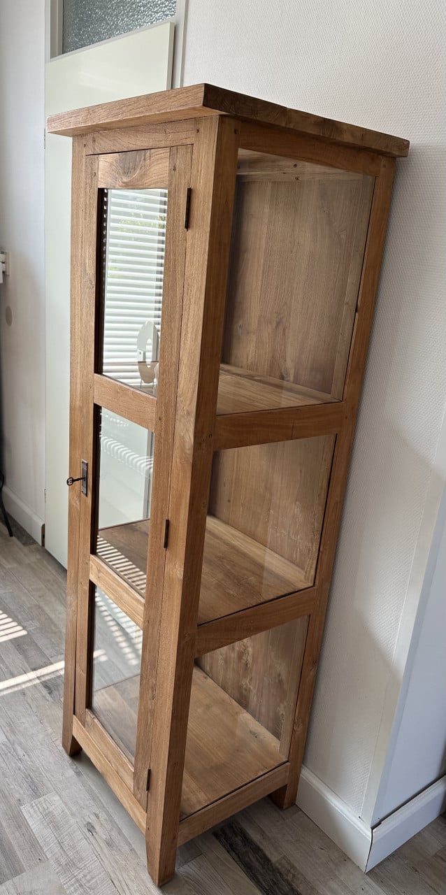 Vitrinekast Teak