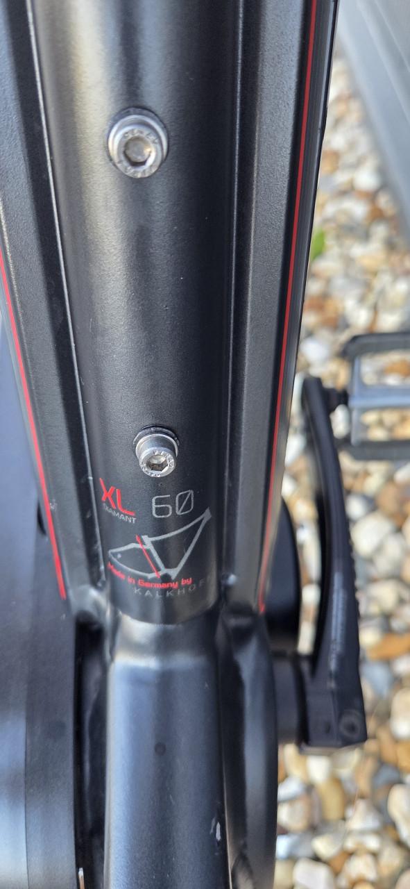 Kalkhoff Include  E-Bike. Belt aandrijving  600Wh Accu, met framemaat 60