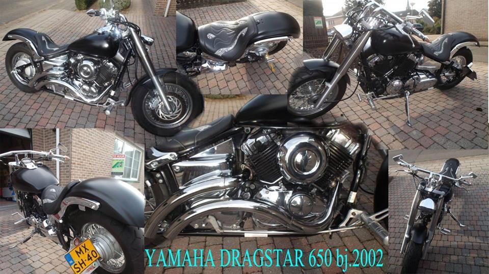Exclusieve Yamaha dragster 650cc 2002