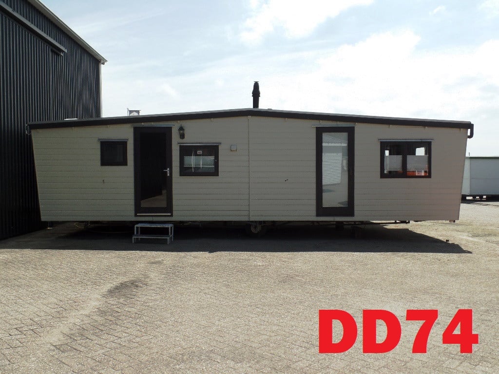 Chalets en stacaravans met gespiegelde indeling en 2 of 3 slaapkamers