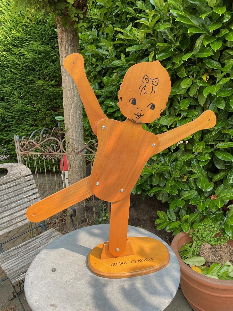 Houten etalagepop uit Frankrijk