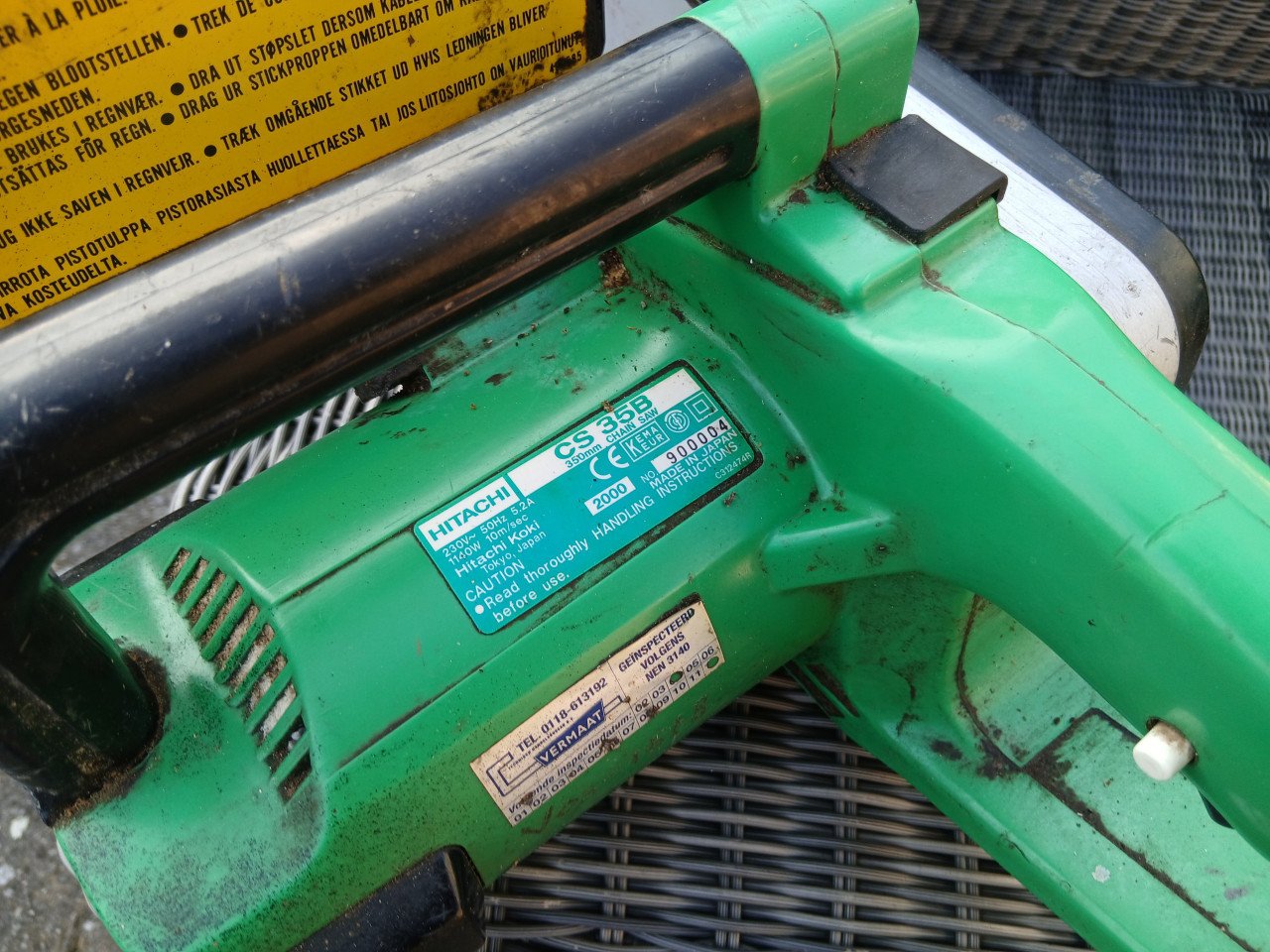 Hitachi kettingzaag 1140 Watt te koop