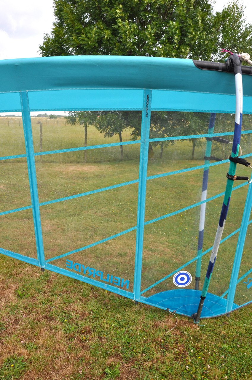 6.0m2 NeilPryde Slalom complete tuigage  (zeil + mast + giek + mastvoet)
