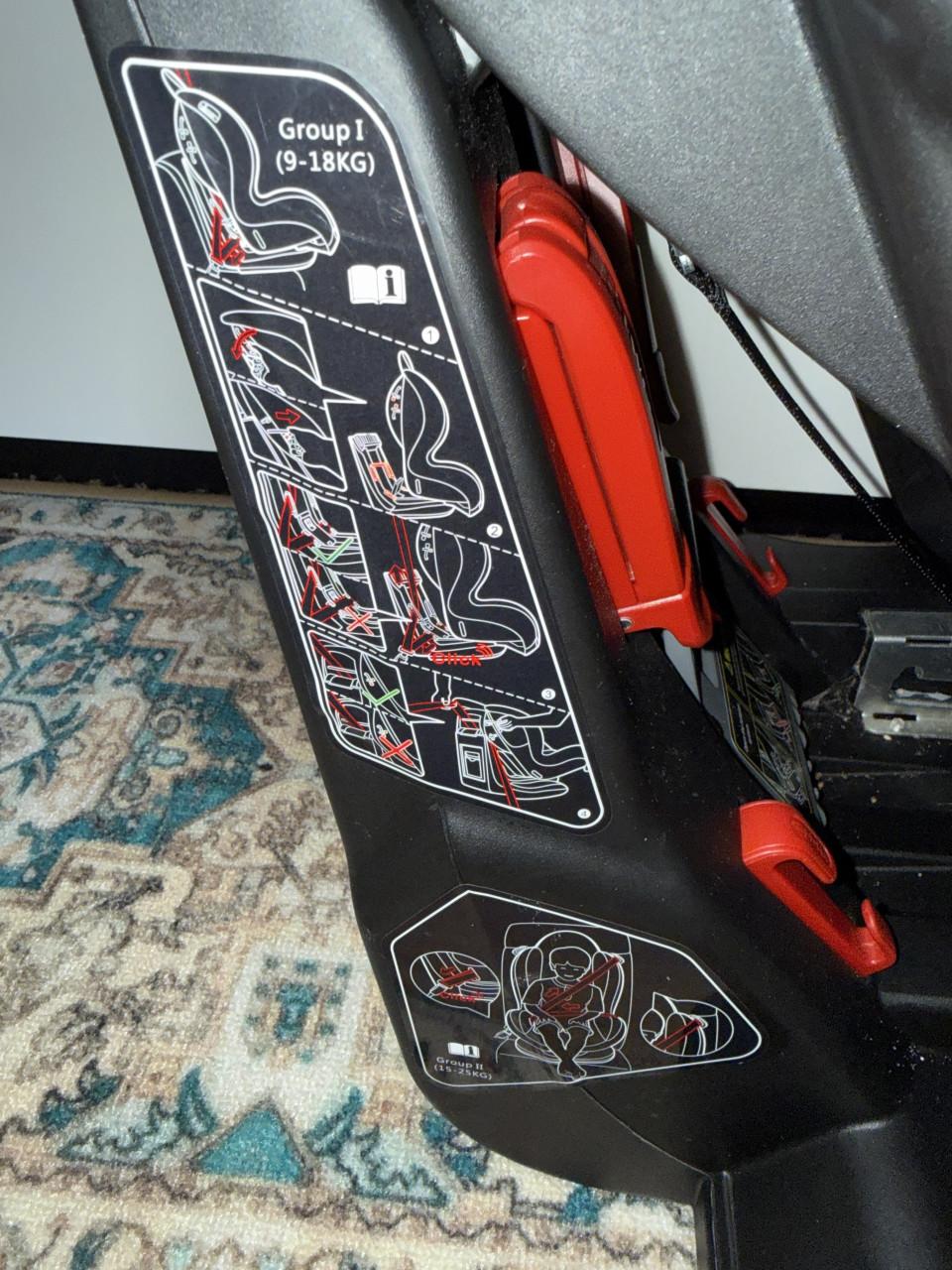 In nette en schone staat kinder autostoel