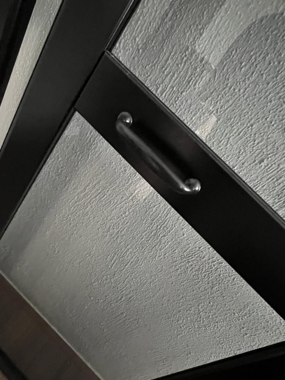 Pax door smoked glass