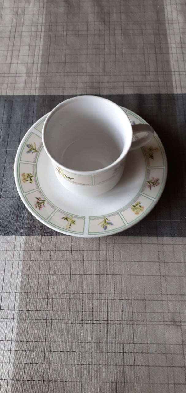 Koffiekopjes en schoteltjes, gebaksbordjes