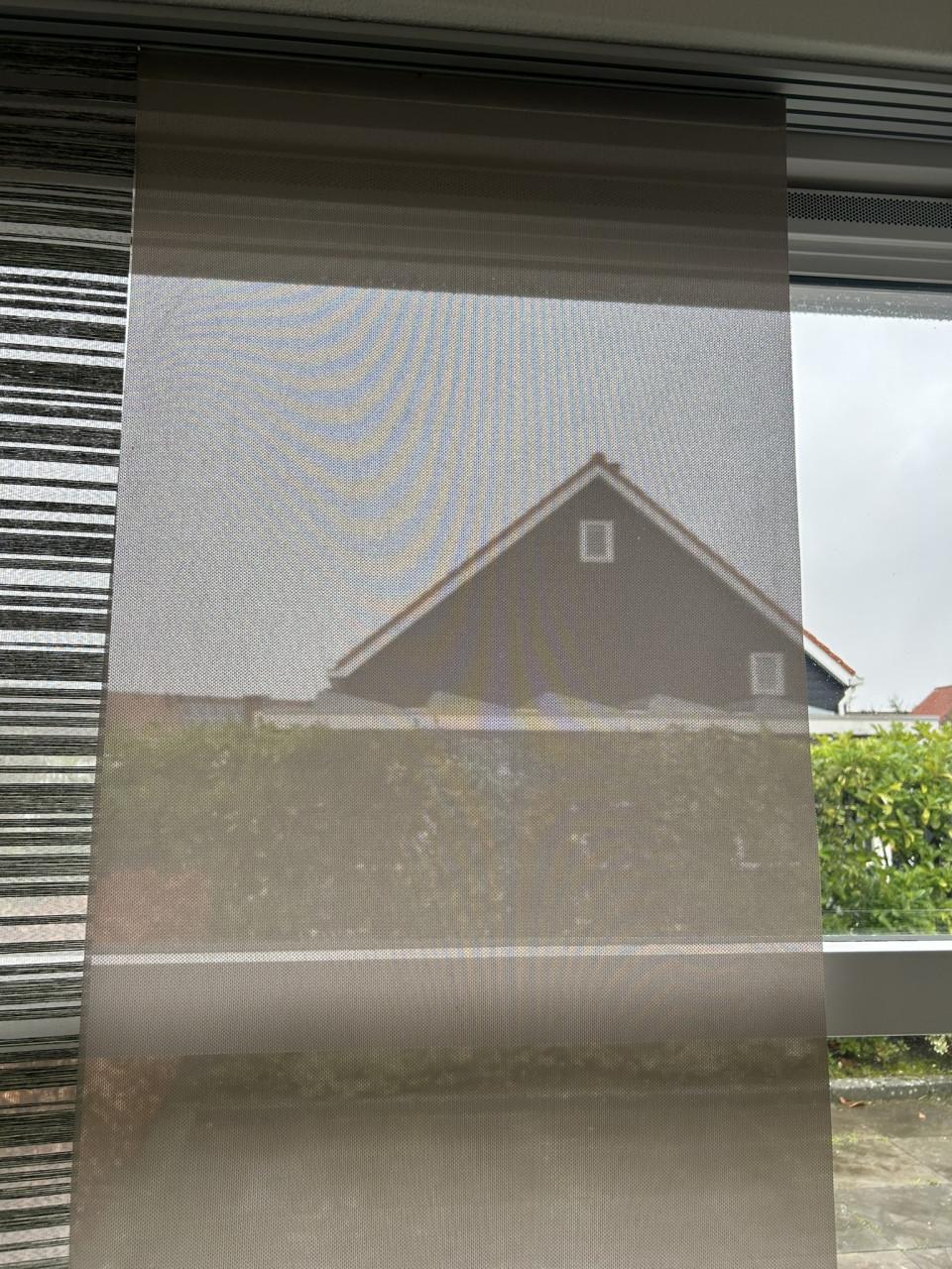 Paneelgordijnen (2 keer 6 stuks, incl rails)