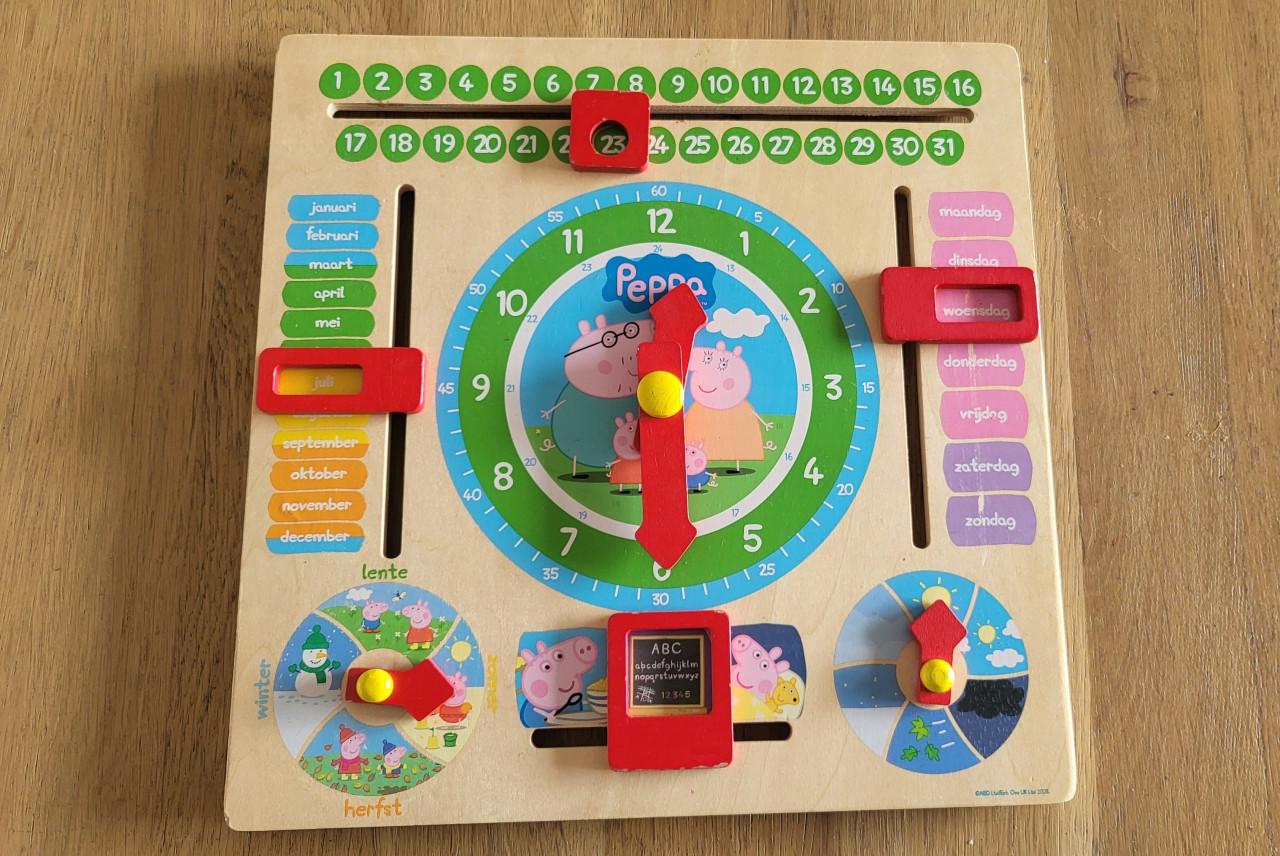 Kalenderklok Peppa big