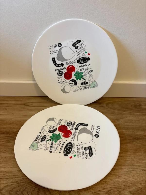 🍕 Set van 2 pizzaborden – Bormioli Rocco