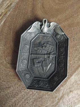 Vintage Sap Polyne Souvenir Plaquette Paris