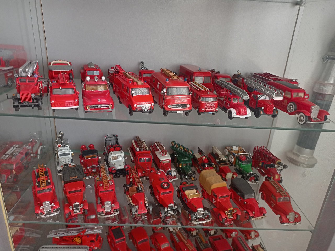 Complete modelauto verzameling brandweer