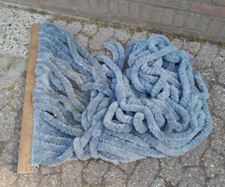 Camper/caravanvan vliegen gordijn  grijs 80x180