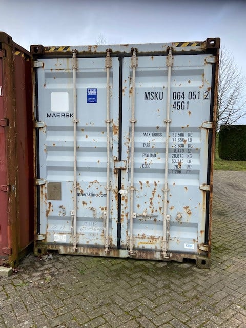 40ft container magazijn schuur loods