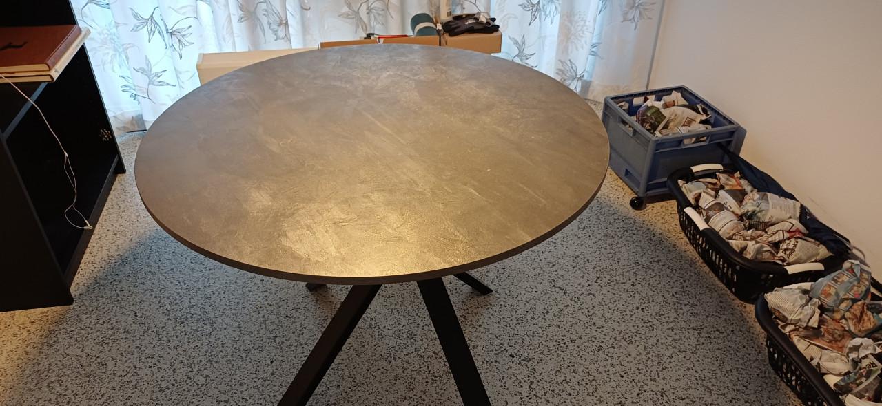Tafel rond kunststof