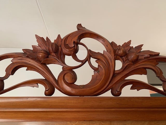 Mooie antieke Biedermeier-mahoniekast
