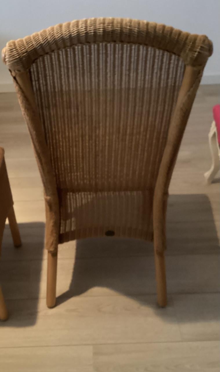 6 originele Loyd Loom stoelen