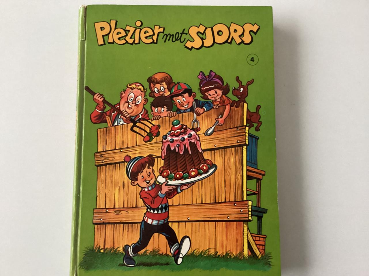 Vintage.   Stripboeken: Plezier met Sjors.  Harde kaft.