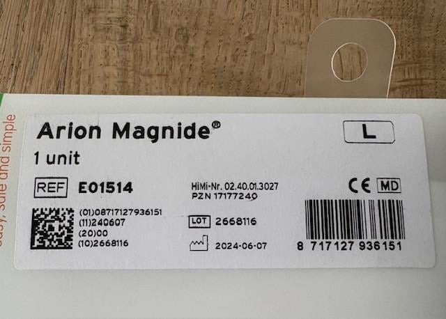 Aantrekhulp Steunkousen ARION MAGNIDE maat L dichte teen