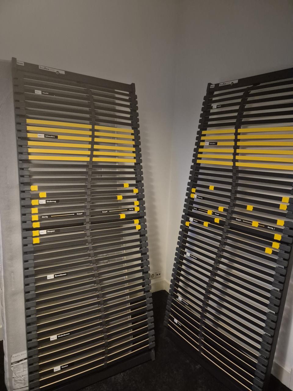 2 lattenbodems 80 cm breed, 2 m lang