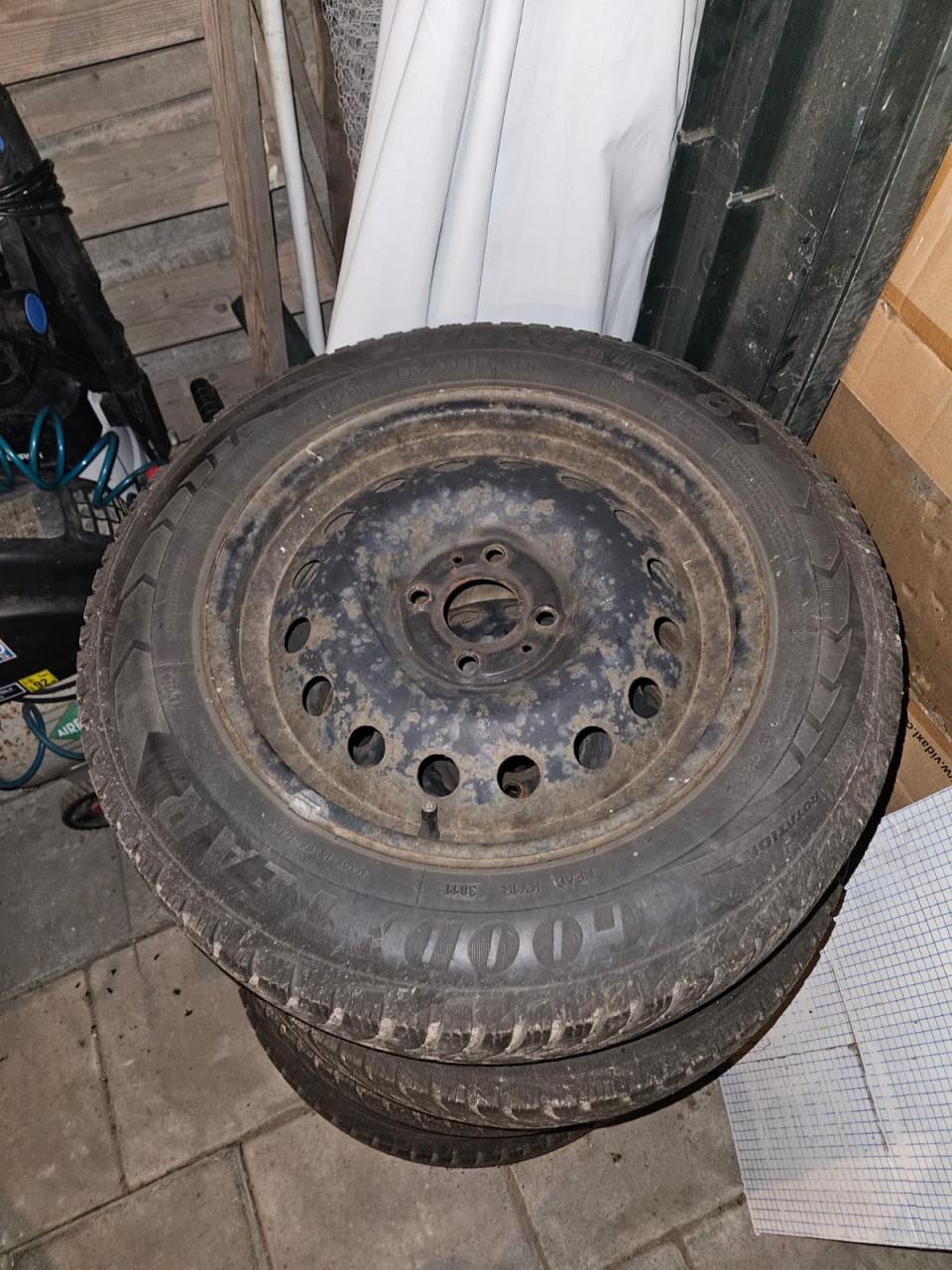 Complete set Winterbanden op velg