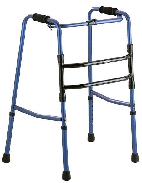 Opklapbaar looprek en in hoogte verstelbaar