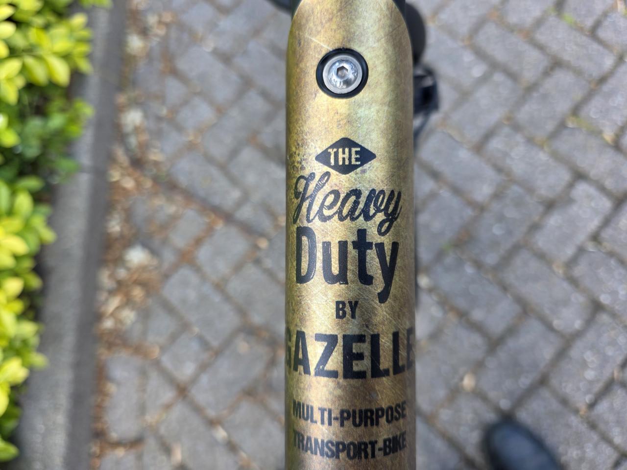 Schitterende Gazelle Heavy Duty elektrische heren fiets met Bosch