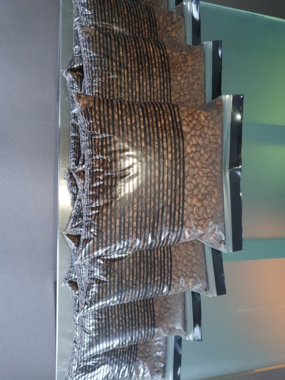 Vers gebrande arabica koffiebonen