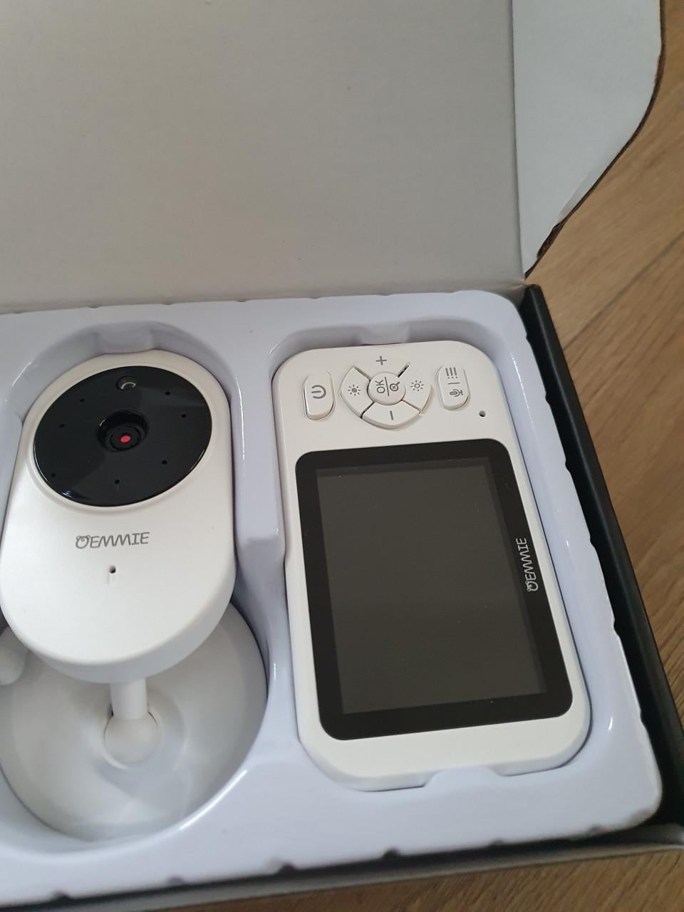 Babyfoon met camera & nachtlampje | 2-wegs audio | zwart