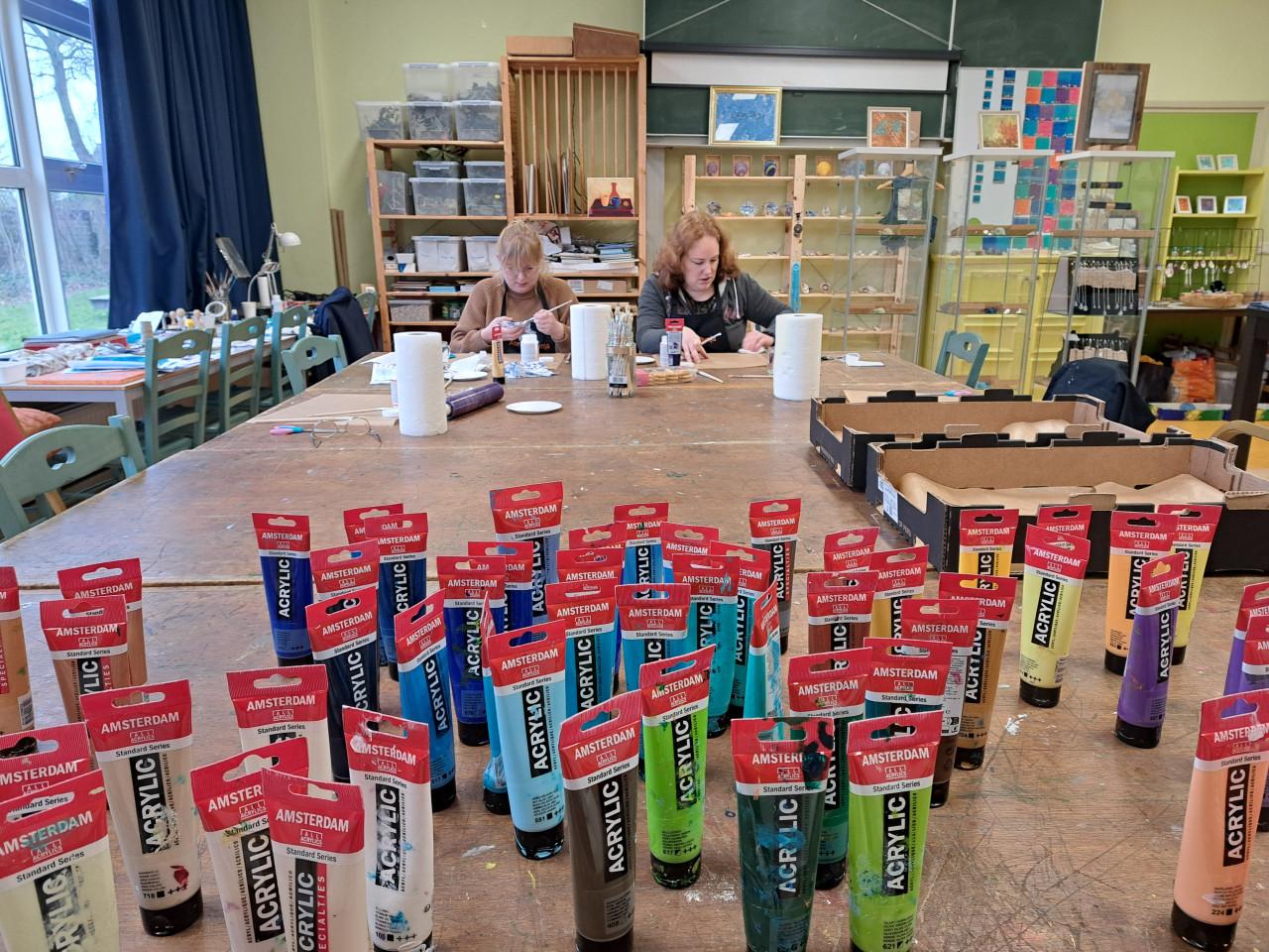 Workshop Decoupage op Oesterschelpen