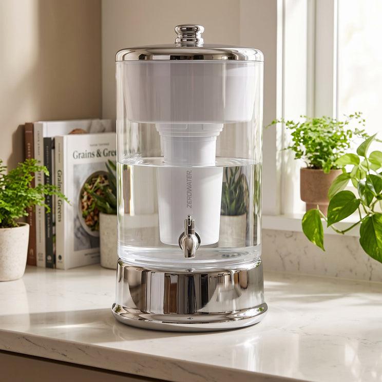 💧 ZeroWater 9L glazen waterfilter – refurbished