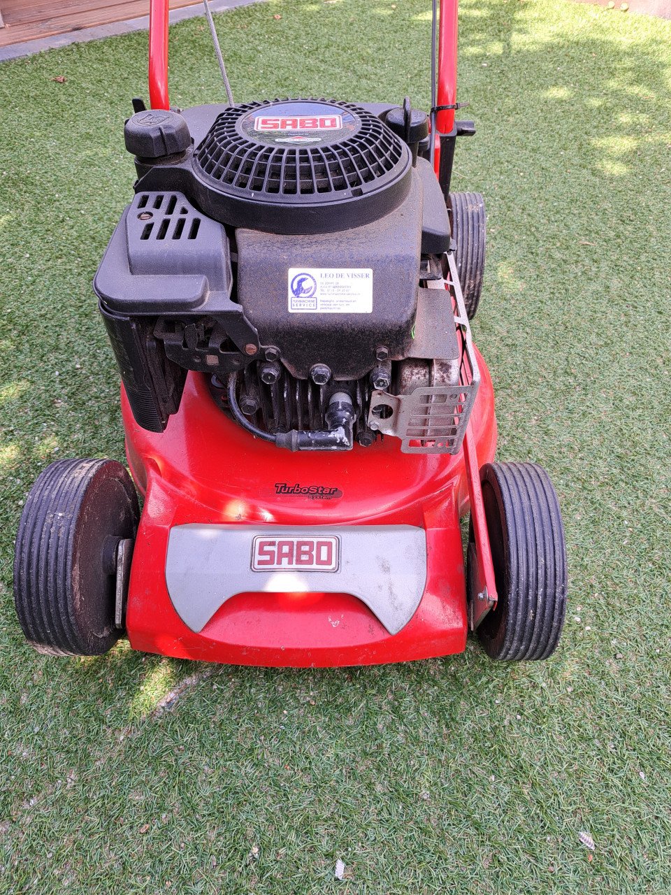 SABO grasmaaier benzine turbostar 43-compact