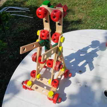Houten constructie speelgoed