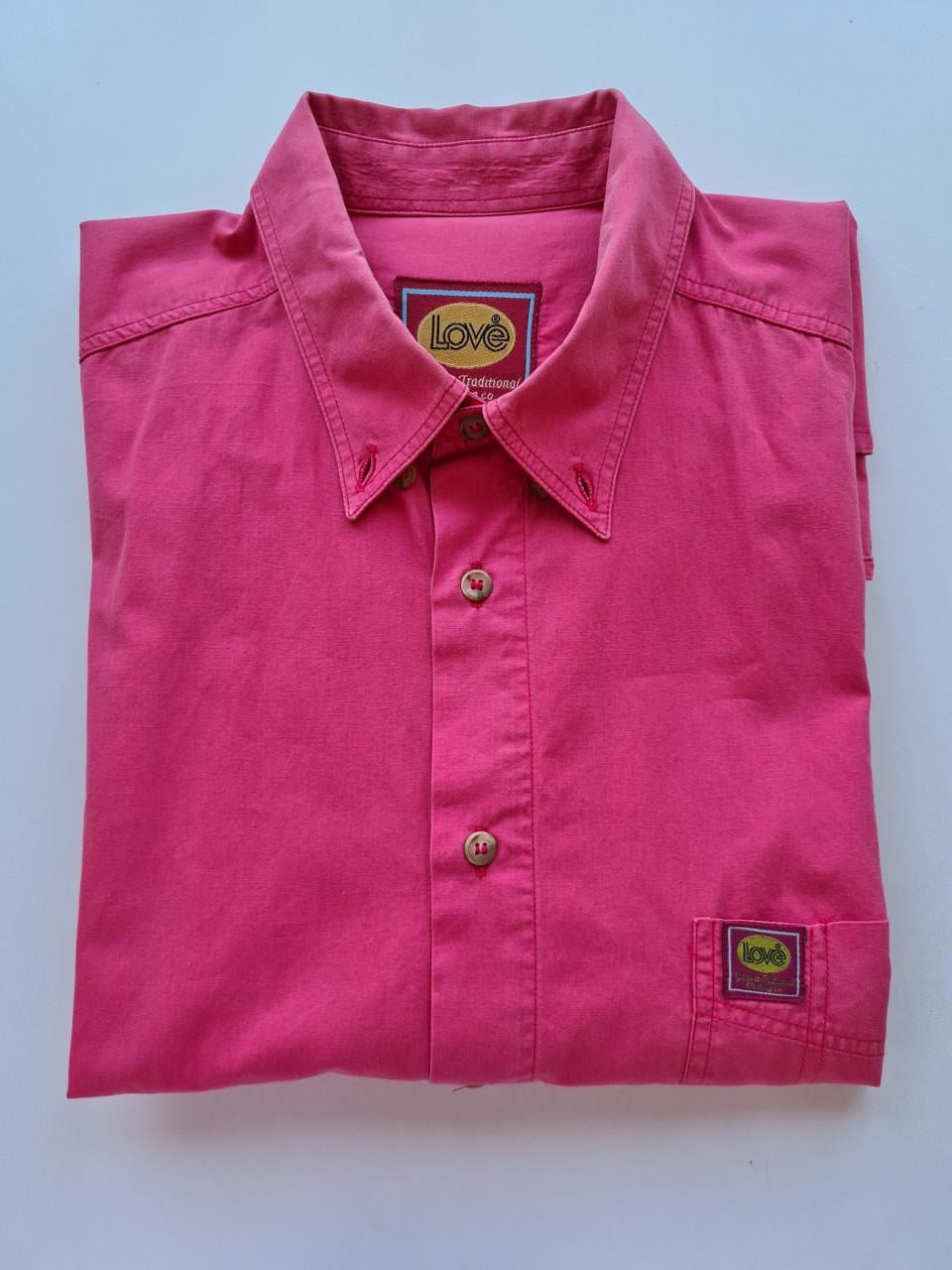 Mooi roze overhemd van het merk Love, maat L / XL