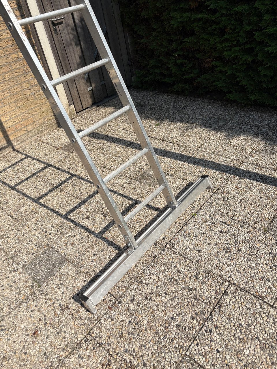 Ladder aluminium werkhoogte 8,28 m