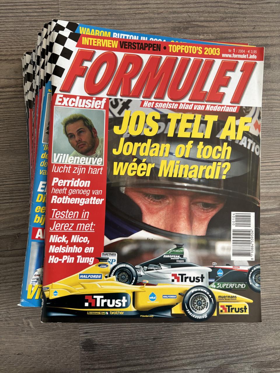 Formule 1 tijdschriften