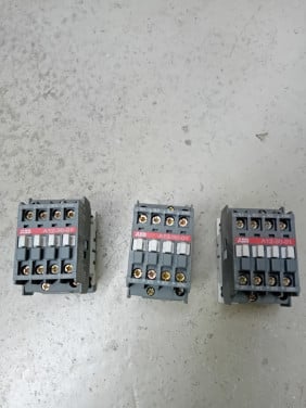 Magneet schakelaars 3 st. ABB A 12-30-01 max. bev. 7.5 KW.