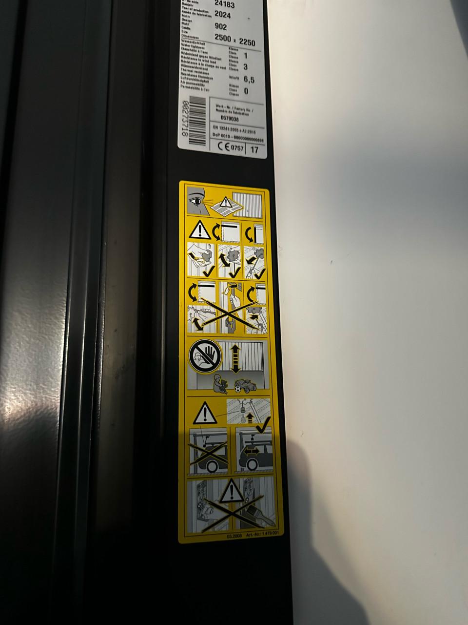 Hormann kantel/garage deur