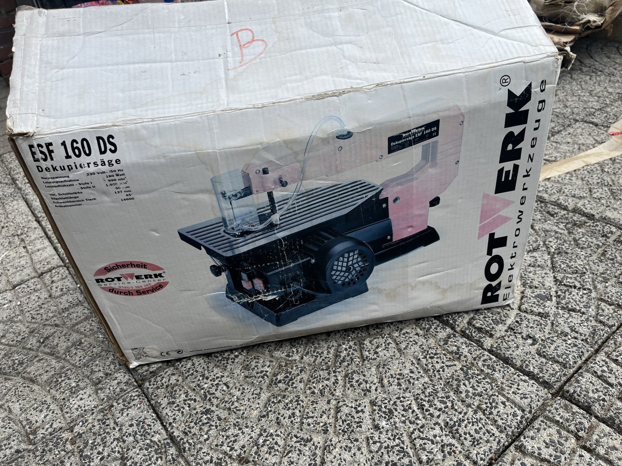 Figuurzaagmachine RotWerk ESF 160DS -180 W