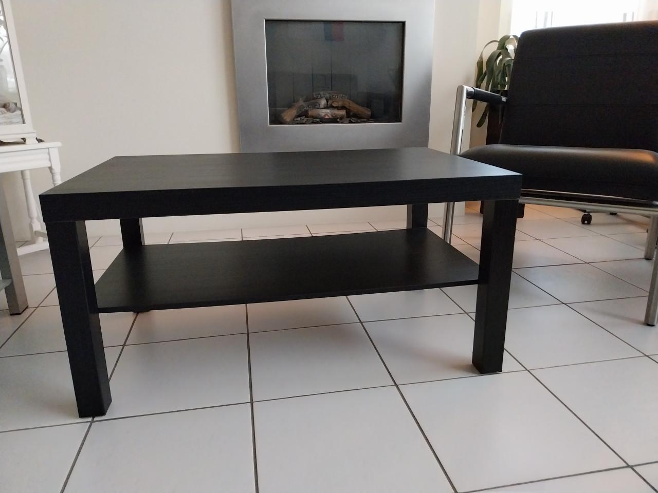 Zwart leer met metaal retro stoeltje