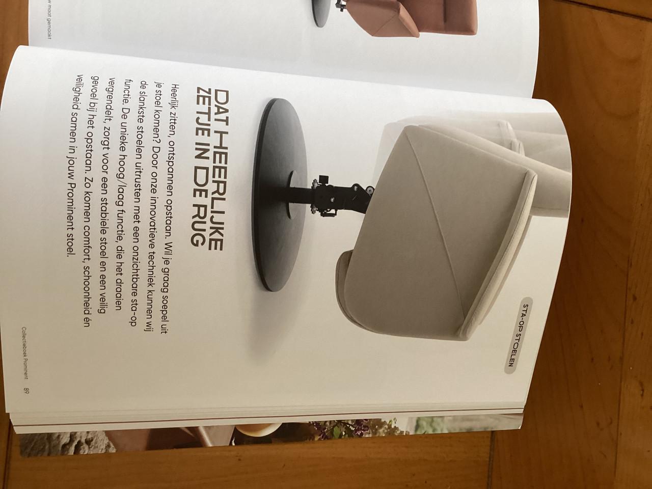 Prominent sta-op stoel S-100(3 motoren)NP6200 SHOWROOMSTAAT