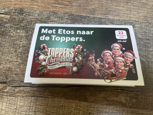 Nieuw kortingskaart 2de kaartje gratis toppers in Ahoy 22-12