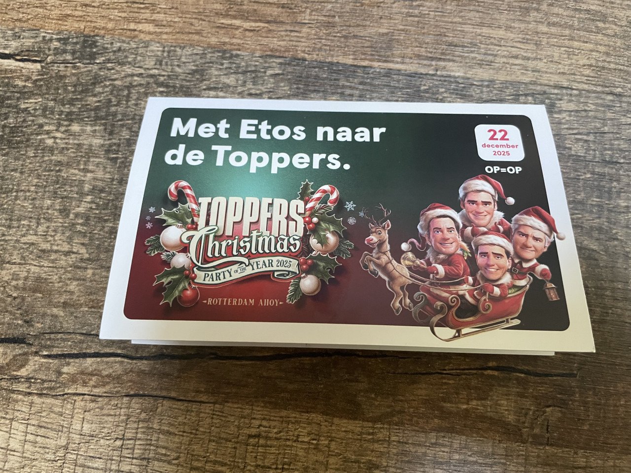 Nieuw kortingskaart 2de kaartje gratis toppers in Ahoy 22-12