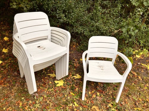 8x tuinstoel Allibert