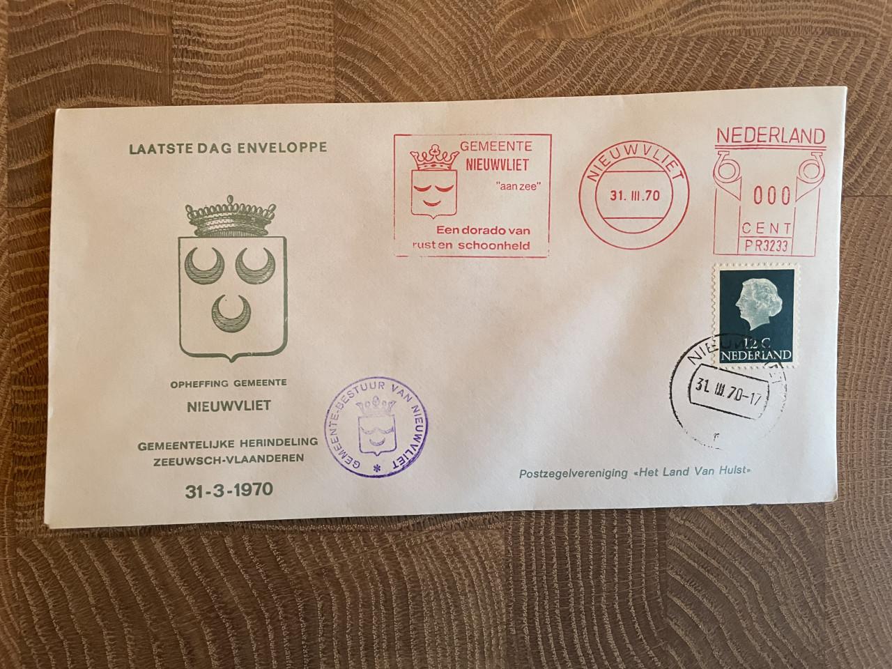 Set laatste dag enveloppen Zeeuws-Vlaanderen