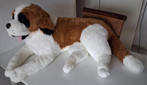 Grote Sint Bernard knuffel 85cm