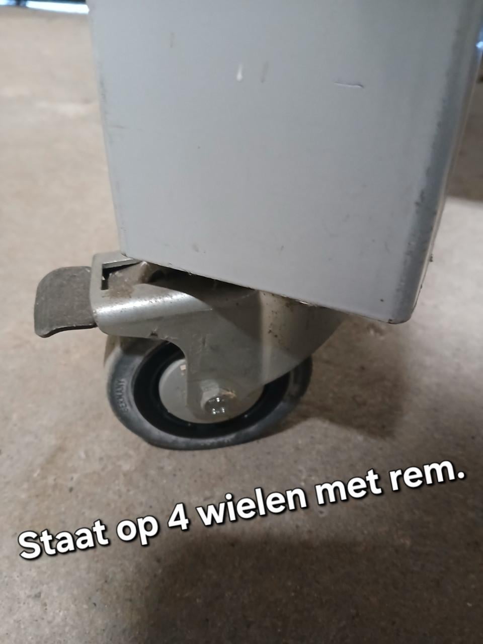 Mobiele werktafel, werkbank voor schuur, garage of werkplaats.