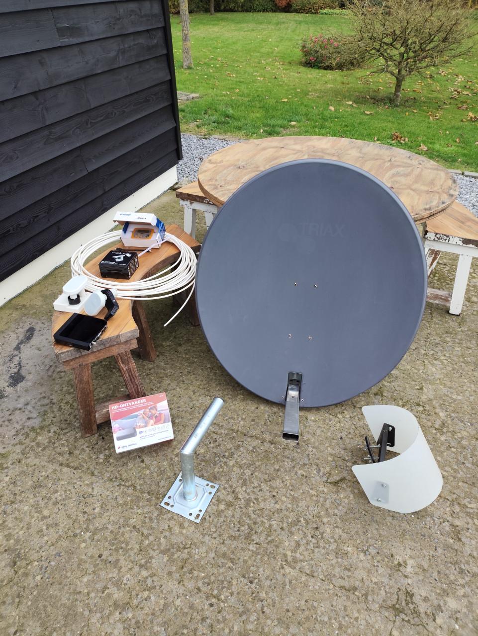 Complete satelliet en HD ontvanger